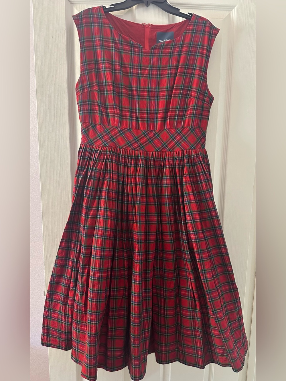 ModCloth Plaid Fit & Flare dress